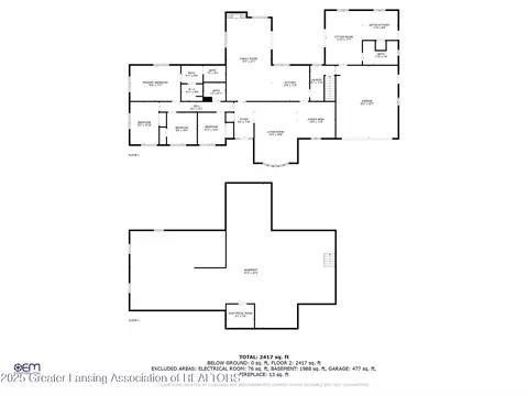 Floorplan - 1615 Haslett Rd, Williamston, MI 48895 photo 2 of 2