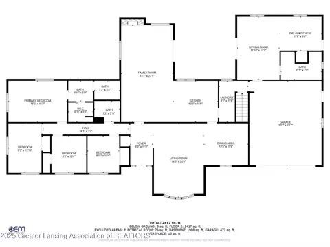Floorplan - 1615 Haslett Rd, Williamston, MI 48895 photo 1 of 2
