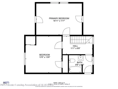Floorplan - 533 W Maple St, Mason, MI 48854 photo 2 of 3