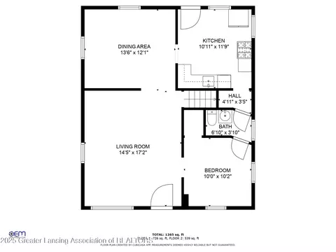 Floorplan - 533 W Maple St, Mason, MI 48854 photo 1 of 3