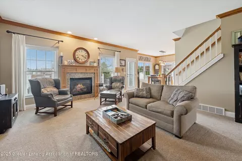Living - 11782 Arrowhead Dr, Grand Ledge, MI 48837 photo 2 of 2