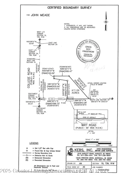 0 Wirt Rd, Mason, MI 48854