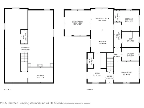 Floorplan - 127 S Dibble Ave, Lansing, MI 48917 photo 1 of 1