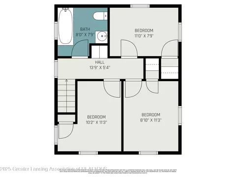 Floorplan - 2104 Clifton Ave, Lansing, MI 48910 photo 2 of 3