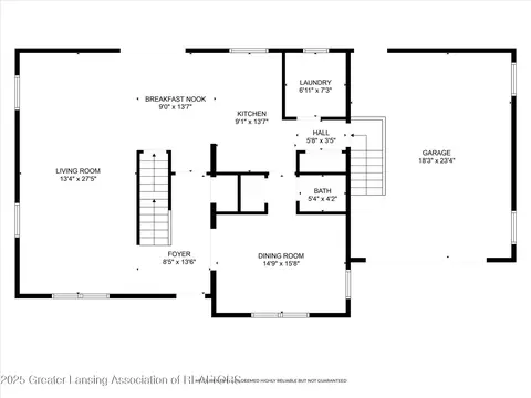 Floorplan - 12898 Walker Rd, Leslie, MI 49251 photo 1 of 3