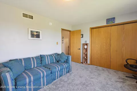 Bedroom - 12898 Walker Rd, Leslie, MI 49251 photo 6 of 8