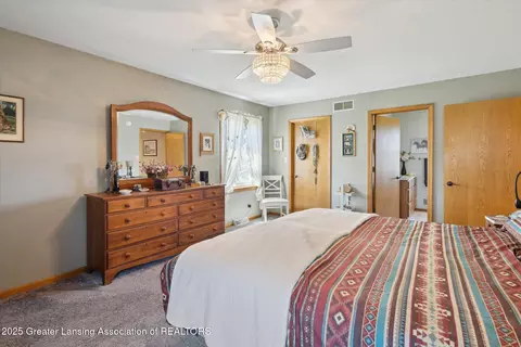 Bedroom - 12898 Walker Rd, Leslie, MI 49251 photo 3 of 8
