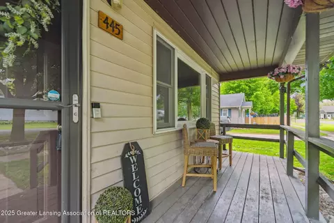Exterior - 445 S Oak St, Maple Rapids, MI 48853 photo 1 of 9