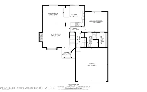 Floorplan - 1541 Downing St, Haslett, MI 48840 photo 5 of 6