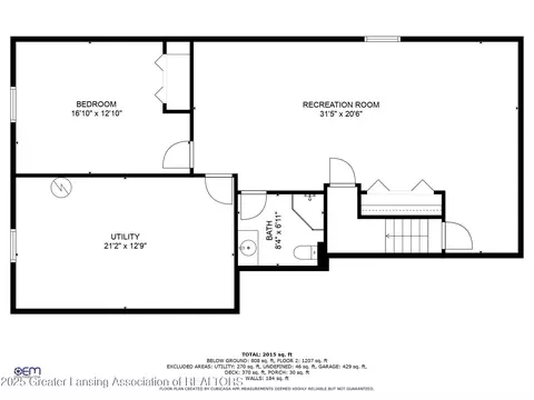 Floorplan - 12741 Ontonagon Dr, Dewitt, MI 48820 photo 5 of 6
