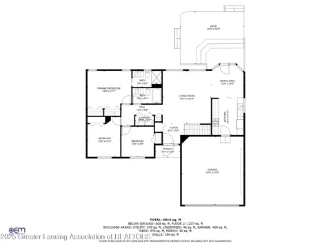 Floorplan - 12741 Ontonagon Dr, Dewitt, MI 48820 photo 4 of 6