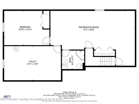 Floorplan - 12741 Ontonagon Dr, Dewitt, MI 48820 photo 2 of 6