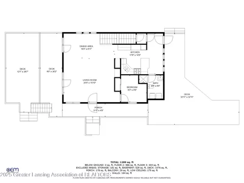 Floorplan - 2574 Park St, Lyons, MI 48851 photo 1 of 8