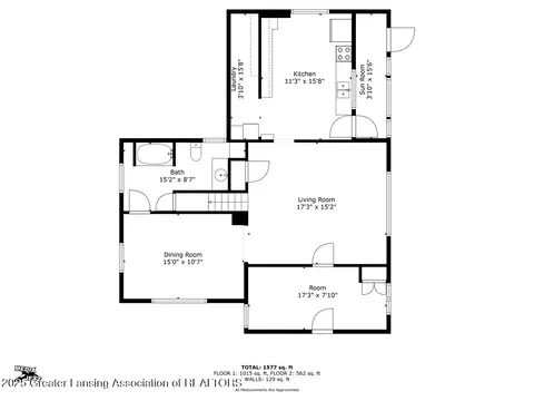 Floorplan - 5091 E Vienna Rd, Clio, MI 48420 photo 1 of 3