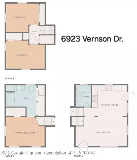 Floorplan - 6923 Vernson Dr, Lansing, MI 48911 photo 1 of 1
