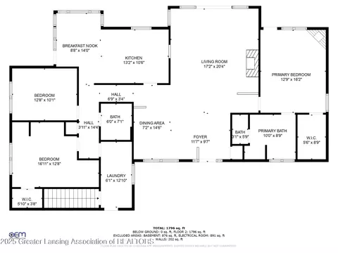 Floorplan - 620 S Every Rd, Mason, MI 48854 photo 2 of 3