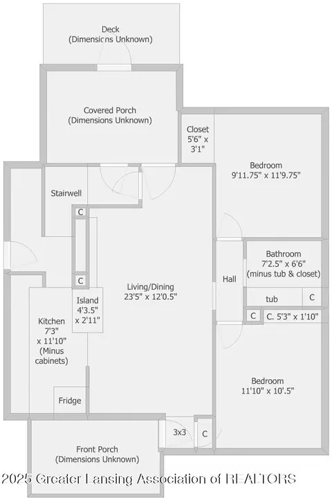 Floorplan - 515 Kipling Blvd, Lansing, MI 48912 photo 1 of 2