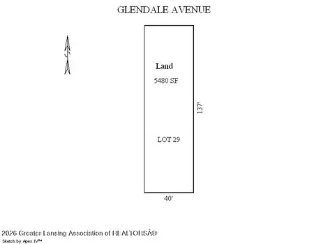 Floorplan - 616 Glendale Ave, Lansing, MI 48910 photo 1 of 1