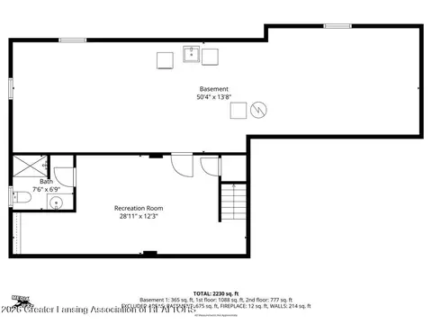 Floorplan - 1218 Pine St, Grand Ledge, MI 48837 photo 3 of 4