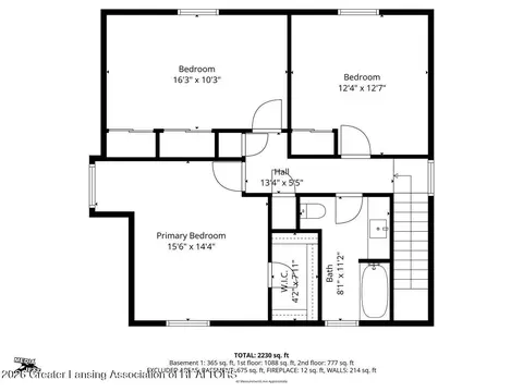 Floorplan - 1218 Pine St, Grand Ledge, MI 48837 photo 2 of 4