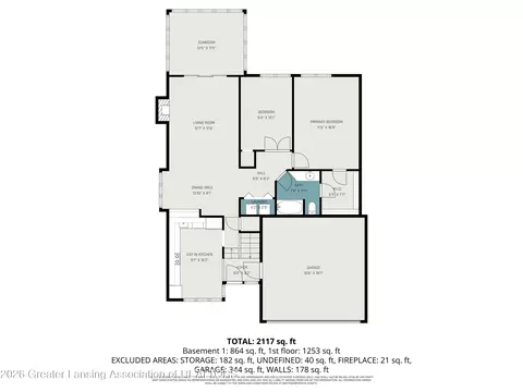 Floorplan - 1026 Brookside Dr, Lansing, MI 48917 photo 1 of 2