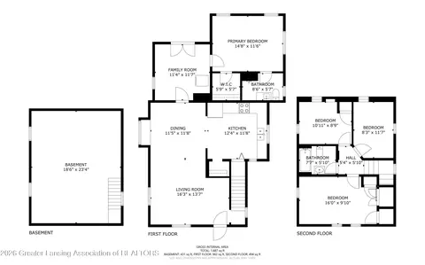 Floorplan - 337 Green St, Perry, MI 48872 photo 3 of 10