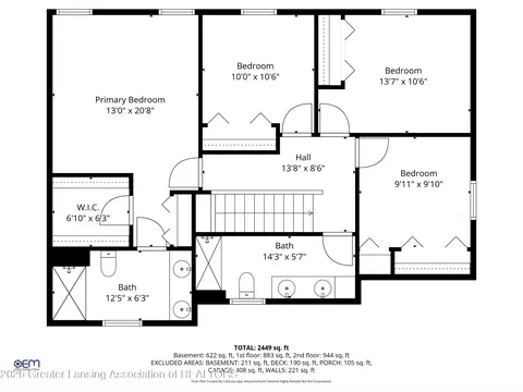 Floorplan - 3522 Ramsgate Dr, Lansing, MI 48906 photo 3 of 8