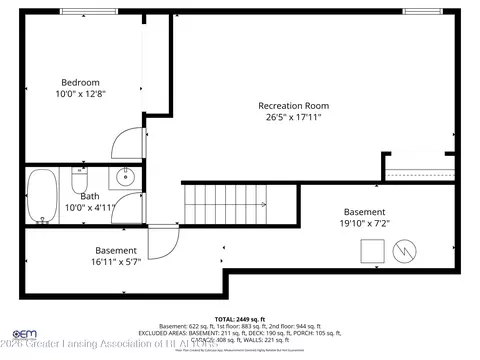 Floorplan - 3522 Ramsgate Dr, Lansing, MI 48906 photo 6 of 8