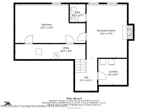 Floorplan - 12719 Ontonagon Dr, Dewitt, MI 48820 photo 3 of 8