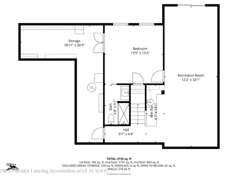 Floorplan - 3407 Hidden Ridge Dr, Dewitt, MI 48820 photo 1 of 4
