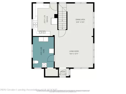 Floorplan - 239 W Palmer Ave, Jackson, MI 49203 photo 2 of 3