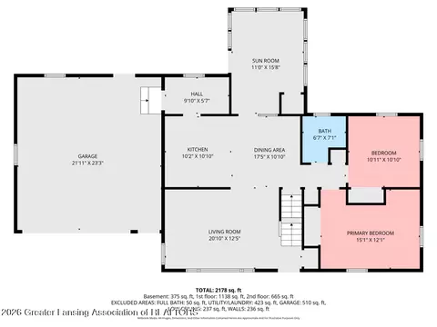 Floorplan - 1430 Primrose Ln, Dewitt, MI 48820 photo 1 of 4