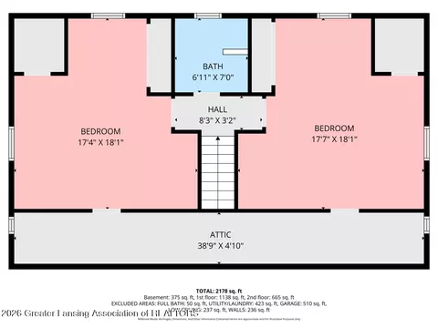 Floorplan - 1430 Primrose Ln, Dewitt, MI 48820 photo 2 of 4
