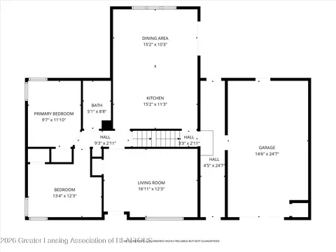 Floorplan - 4322 Devonshire Ave, Lansing, MI 48910 photo 2 of 3