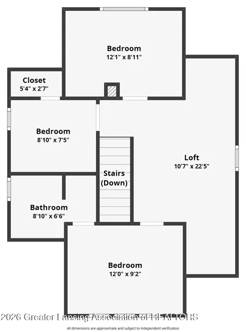 Floorplan - 516 Smith Ave, Lansing, MI 48910 photo 2 of 2