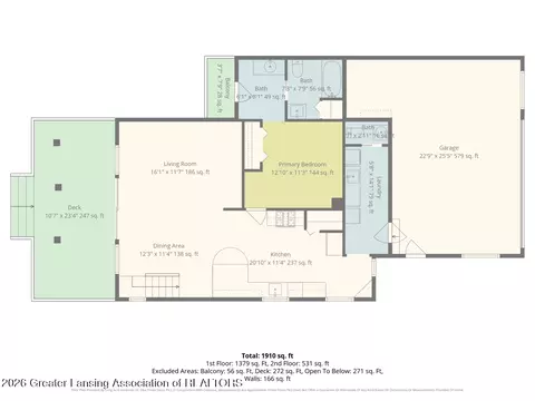 Floorplan - 1328 Shepard St, Crystal, MI 48818 photo 2 of 5