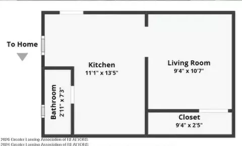 Floorplan - 819 Eureka St, Lansing, MI 48912 photo 2 of 2