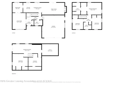 Floorplan - 732 N Edgar Rd, Mason, MI 48854 photo 4 of 4