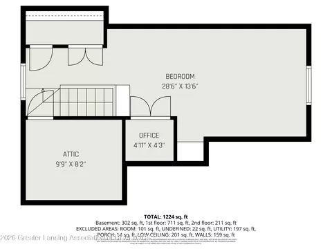 Floorplan - 761 Fitting Ave, Lansing, MI 48917 photo 3 of 3