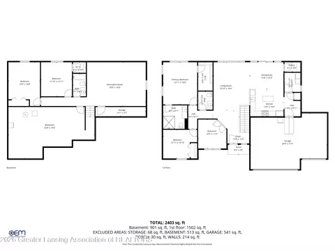 Floorplan - 1138 Matthaei Ct, Mason, MI 48854 photo 1 of 3