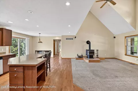 Living - 1300 E Round Lake Rd, Dewitt, MI 48820 photo 3 of 6