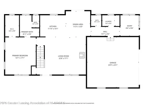 Floorplan - 1300 E Round Lake Rd, Dewitt, MI 48820 photo 5 of 5