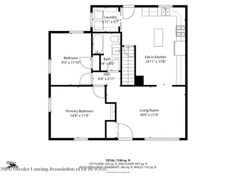 Floorplan - 2052 Phillips Ave, Holt, MI 48842 photo 1 of 3