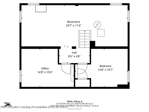 Floorplan - 2052 Phillips Ave, Holt, MI 48842 photo 2 of 3