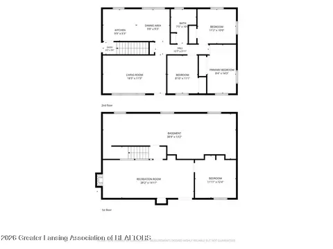 Floorplan - 4264 Kim Rye Ln, Holt, MI 48842 photo 1 of 1