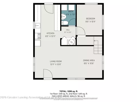 Floorplan - 130 Benton St, Bellevue, MI 49021 photo 1 of 2