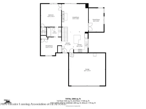 Floorplan - 16940 Cedarbrook Dr, Haslett, MI 48840 photo 5 of 6