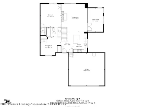 Floorplan - 16940 Cedarbrook Dr, Haslett, MI 48840 photo 2 of 6