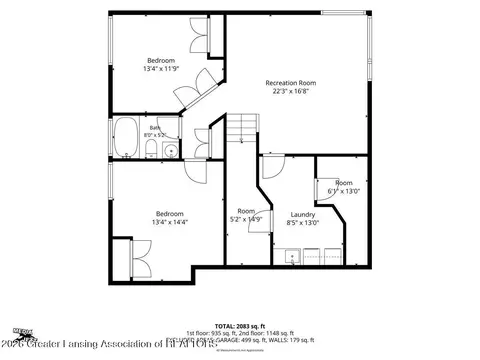 Floorplan - 16940 Cedarbrook Dr, Haslett, MI 48840 photo 4 of 6