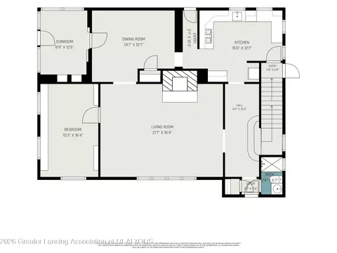Floorplan - 405 Everett Dr, Lansing, MI 48915 photo 2 of 4